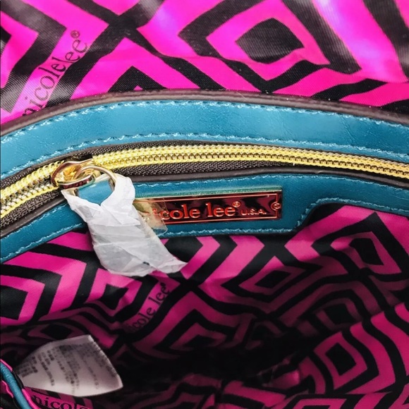 Nicole Lee Cross-body Print New York Handbag - Picture 10 of 12